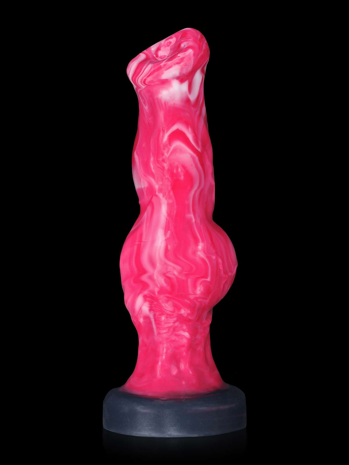 9 Inch Red Fantasy Dog Cock Anal Vibrating Dildo