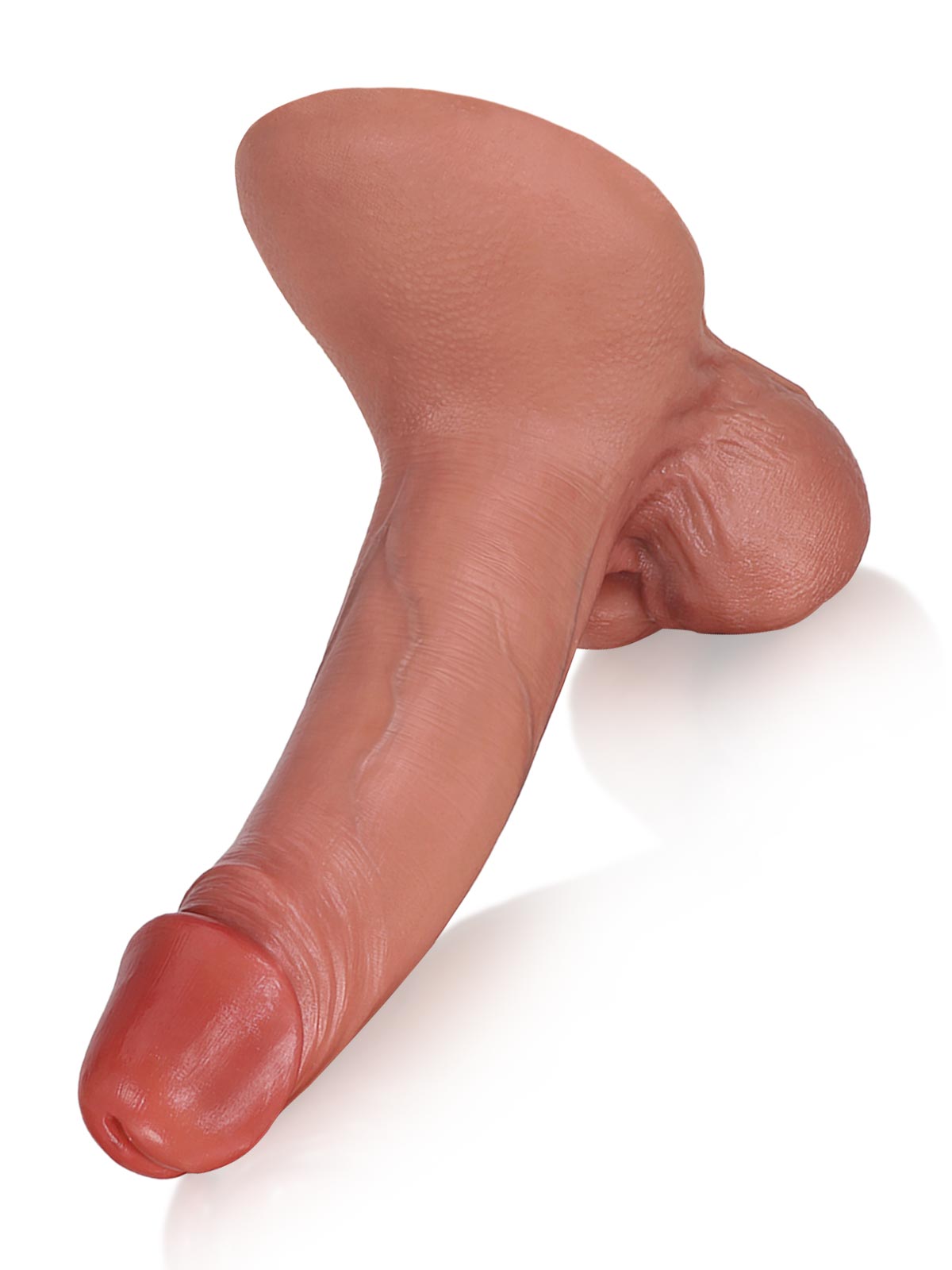 Blake 9.5 Inch Thick Movable Skin Dildo With Ball Vac-U-Lock Compatible