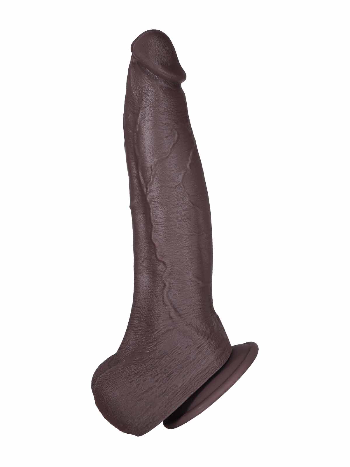 Brandon 11.2 Inch Black Realistic Looking Penis