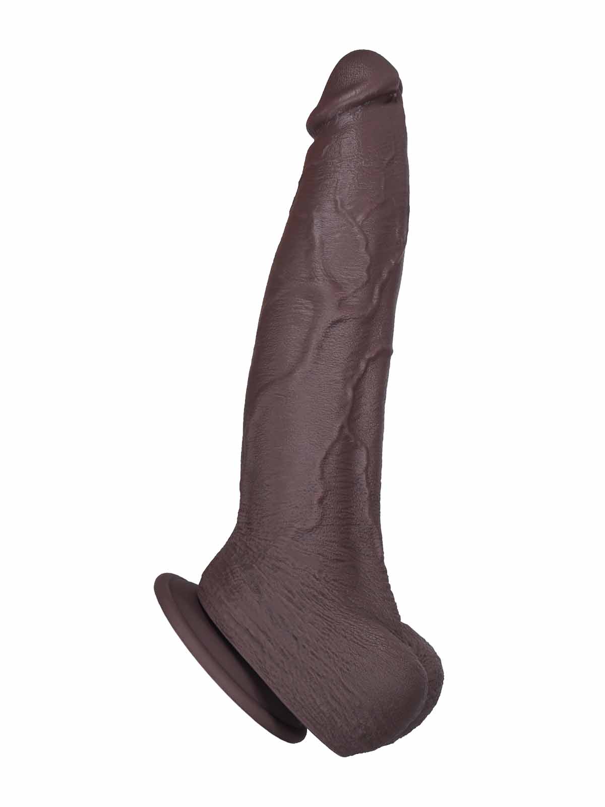 Brandon 11.2 Inch Black Realistic Looking Penis