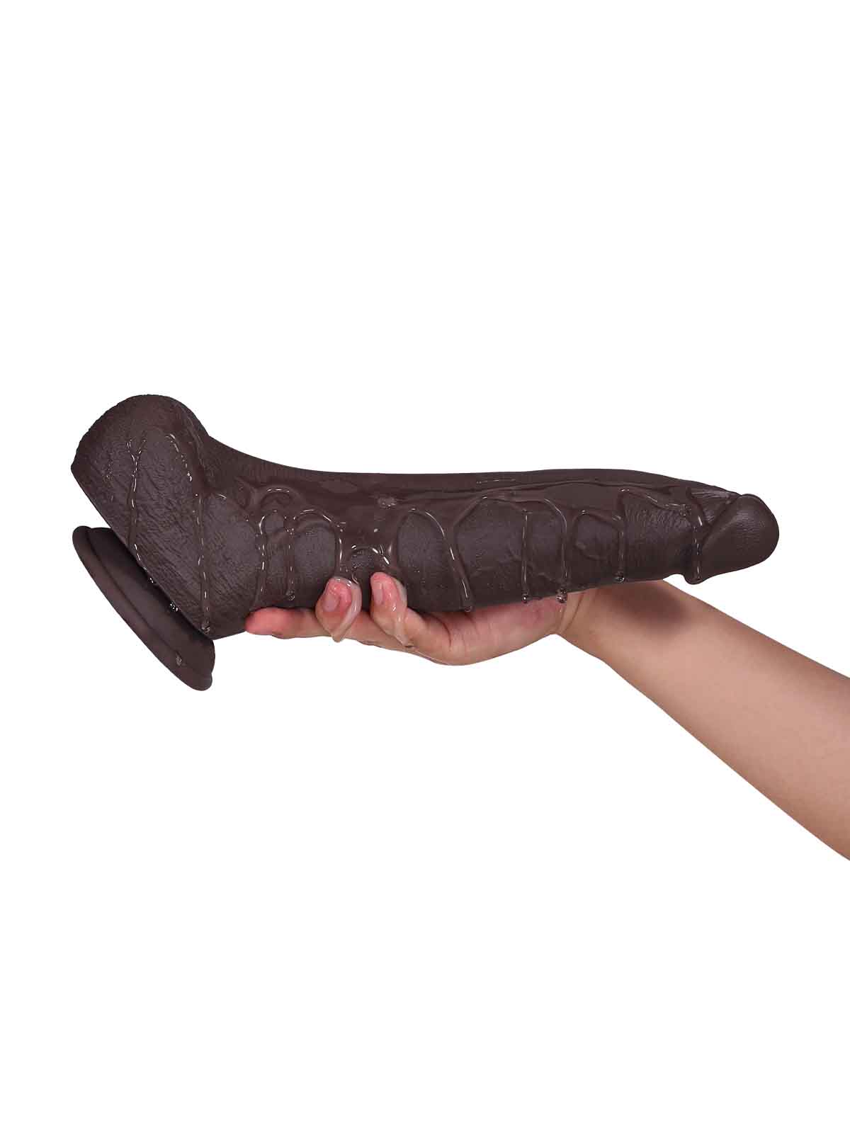 Brandon 11.2 Inch Black Realistic Looking Penis