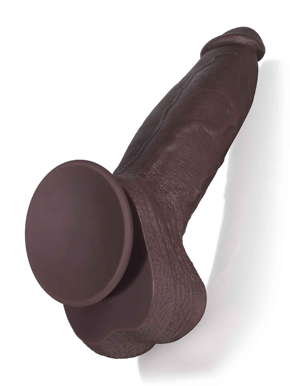 Brandon 11.2 Inch Black Realistic Looking Penis