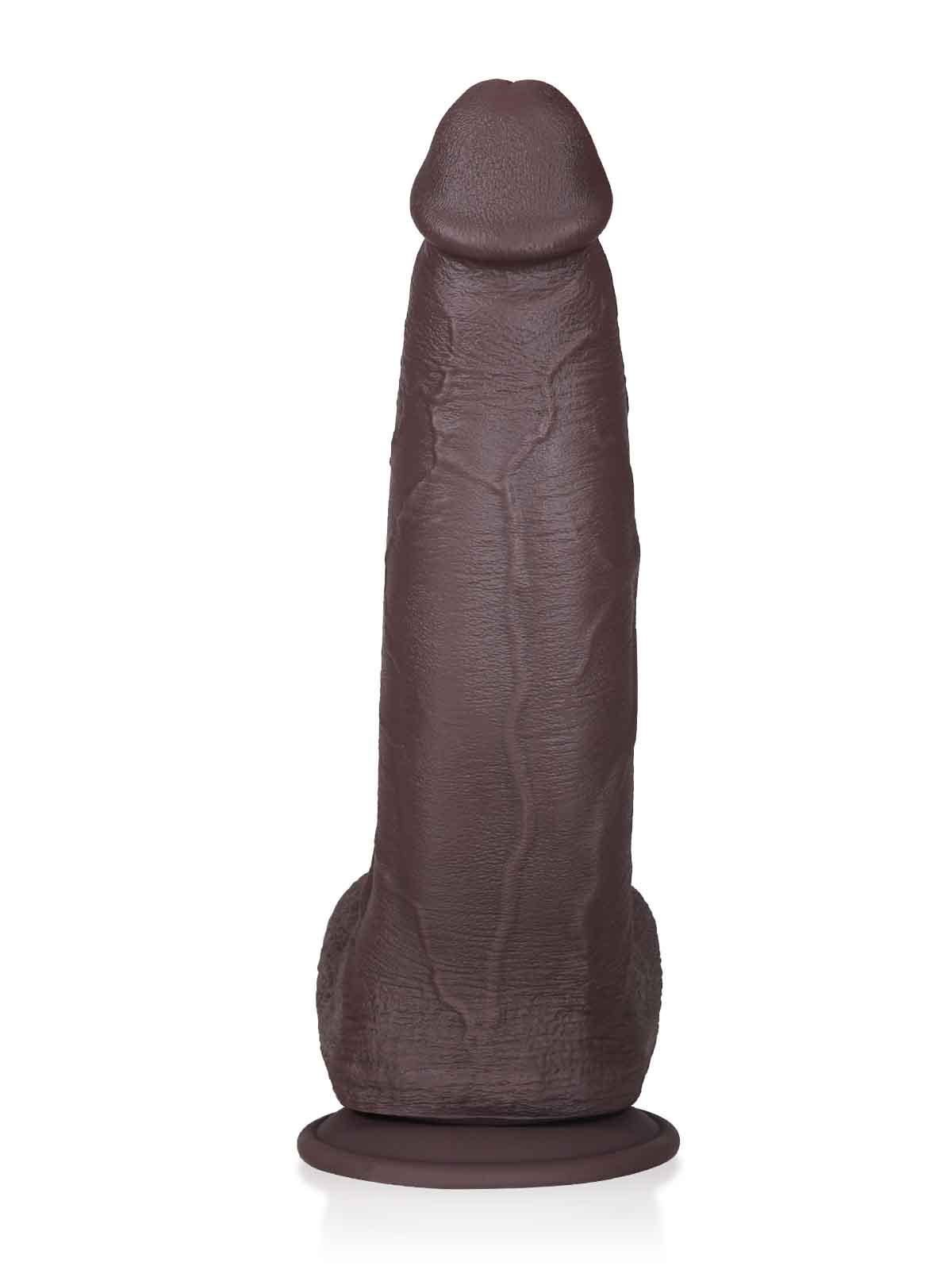 Brandon 11.2 Inch Black Realistic Looking Penis