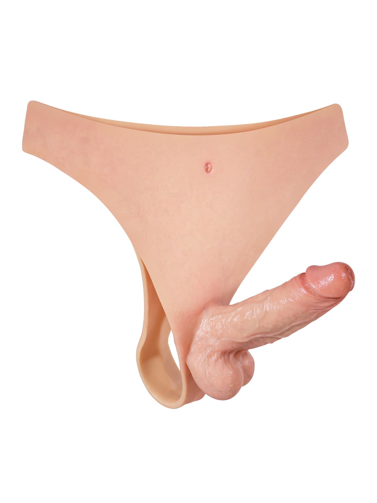 Cash - Realistic Strap On With 6 Inch Dual Density Dildo