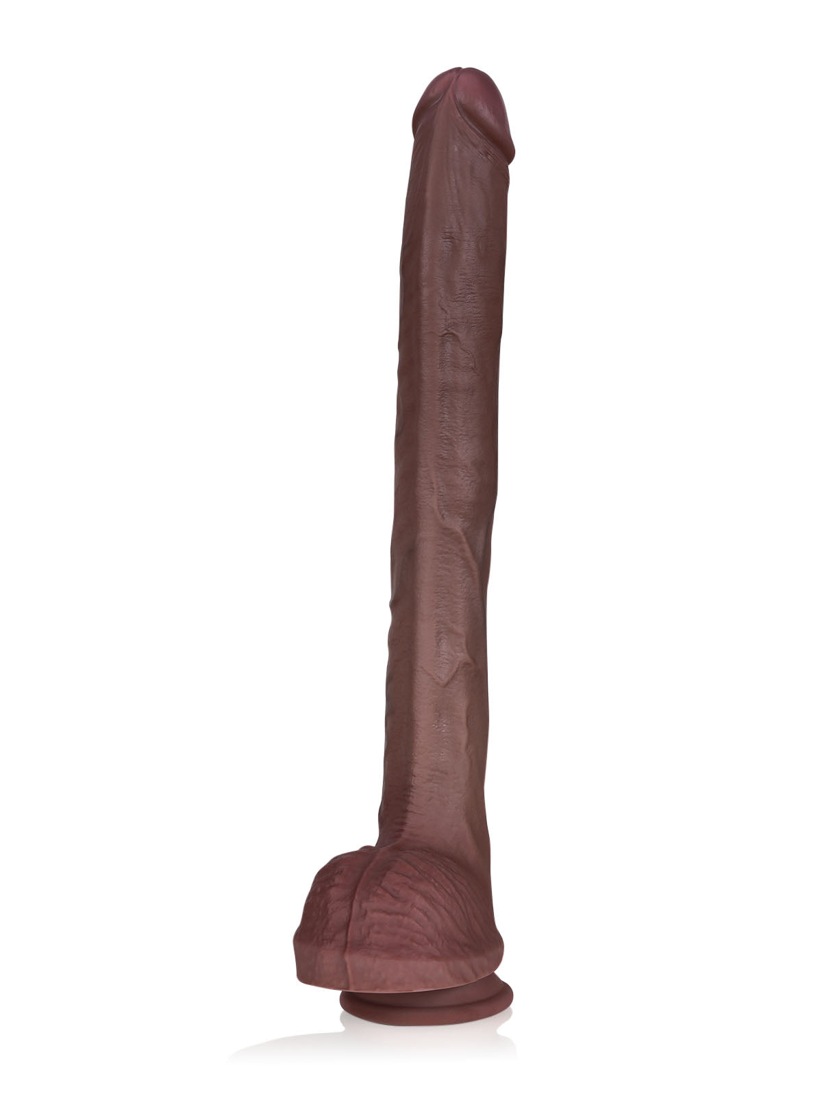 Chris 15.7 Inch Long Thin Realistic Dildo