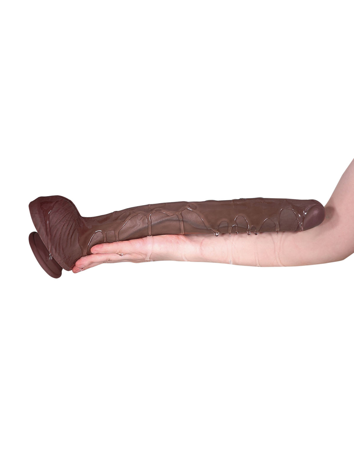 Chris 15.7 Inch Long Thin Realistic Dildo