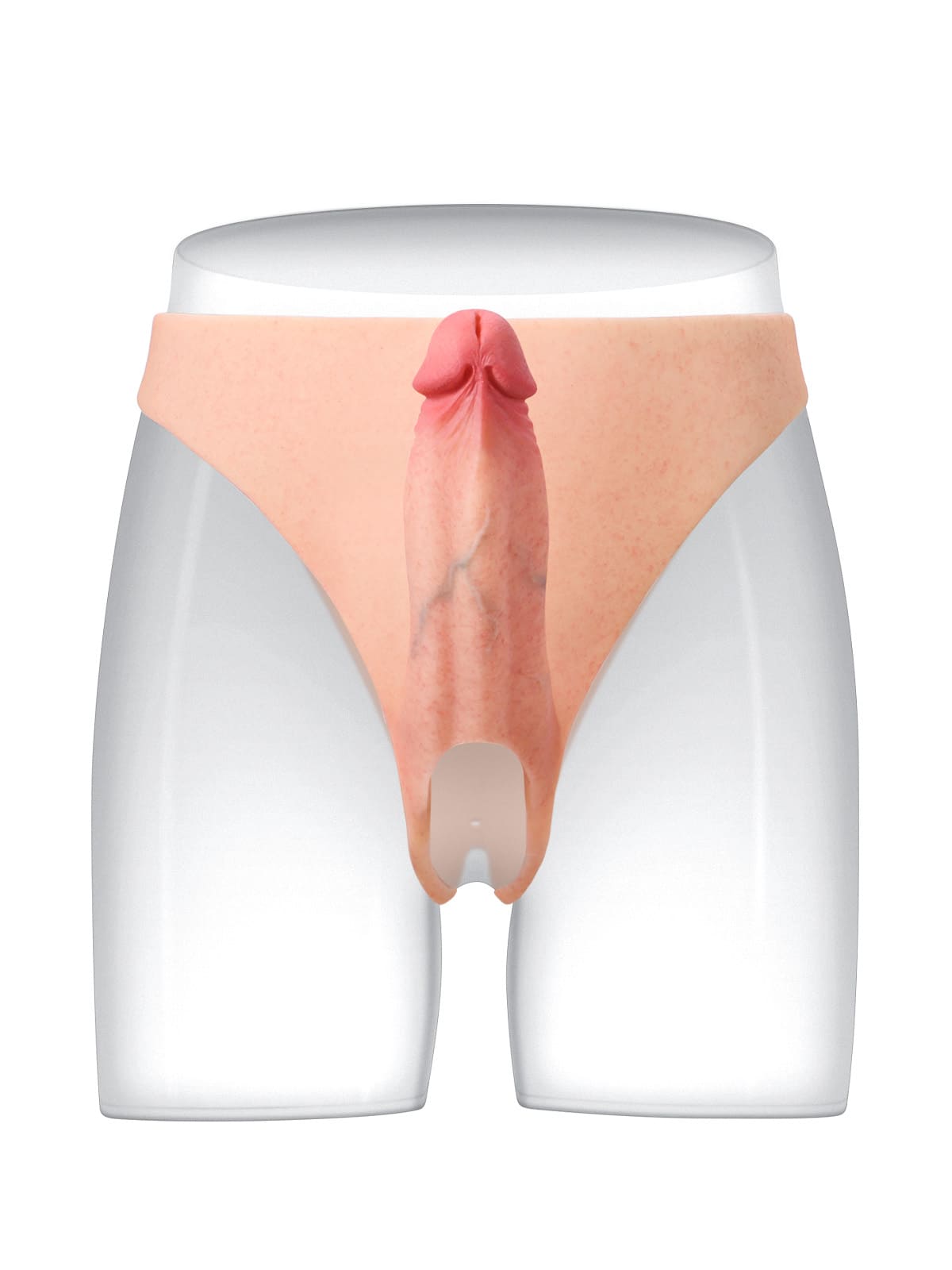 Gage 7.8 Inch Wearable Hollow Strap-On Dildo