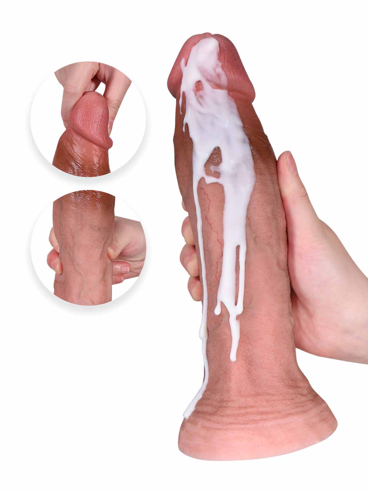 Ivan 9.8 Inch Thick Huge Flesh Realistic Dildo
