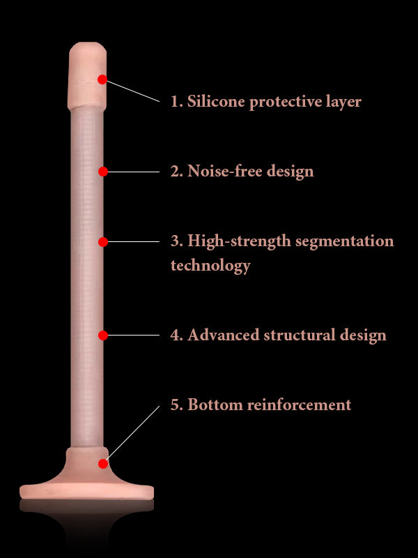 Jason 8.6 Inch Real Feeling Dildo Large Glans Penis