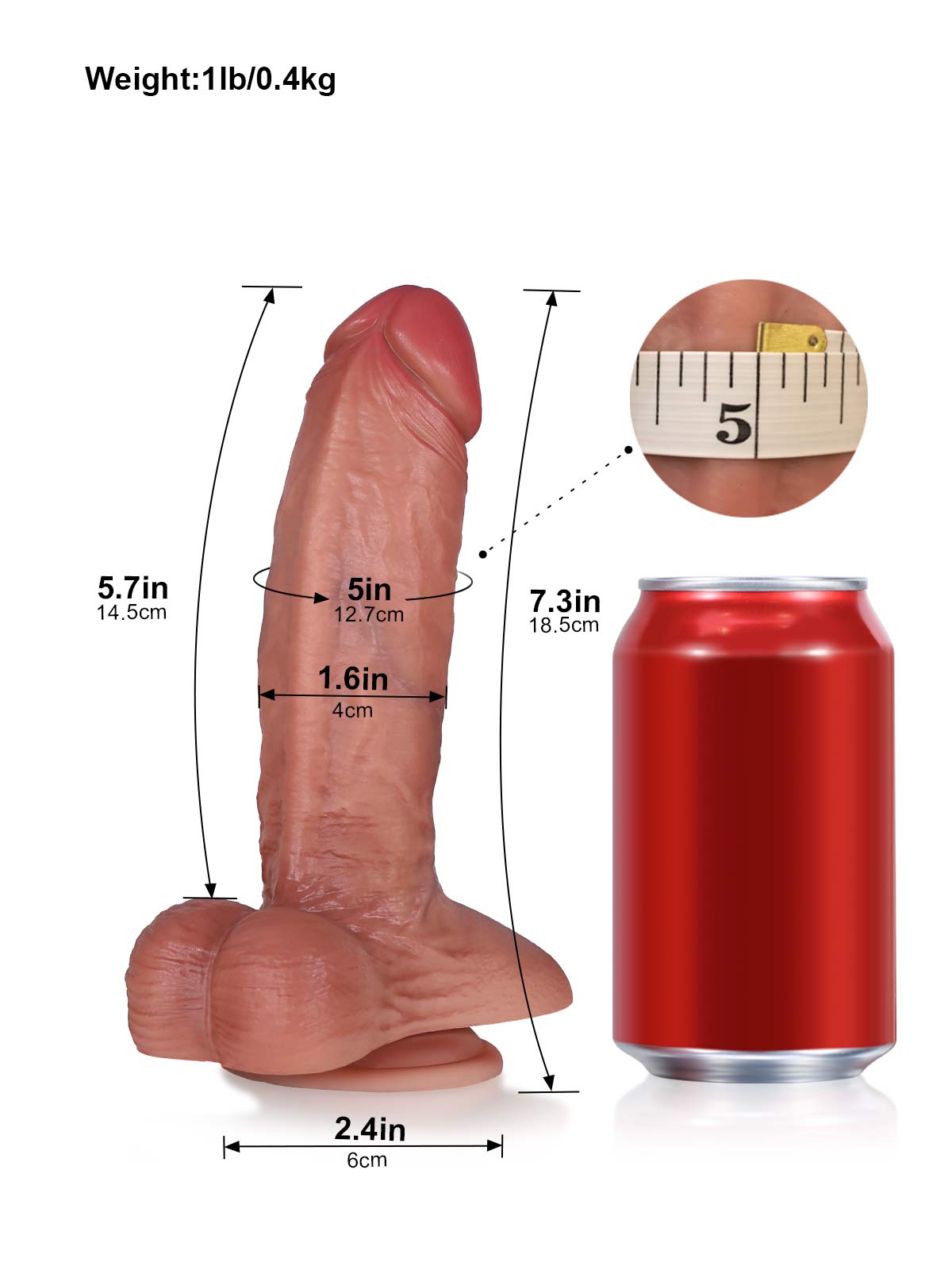 Julian 7.3 Inch Small Realistic Dildo
