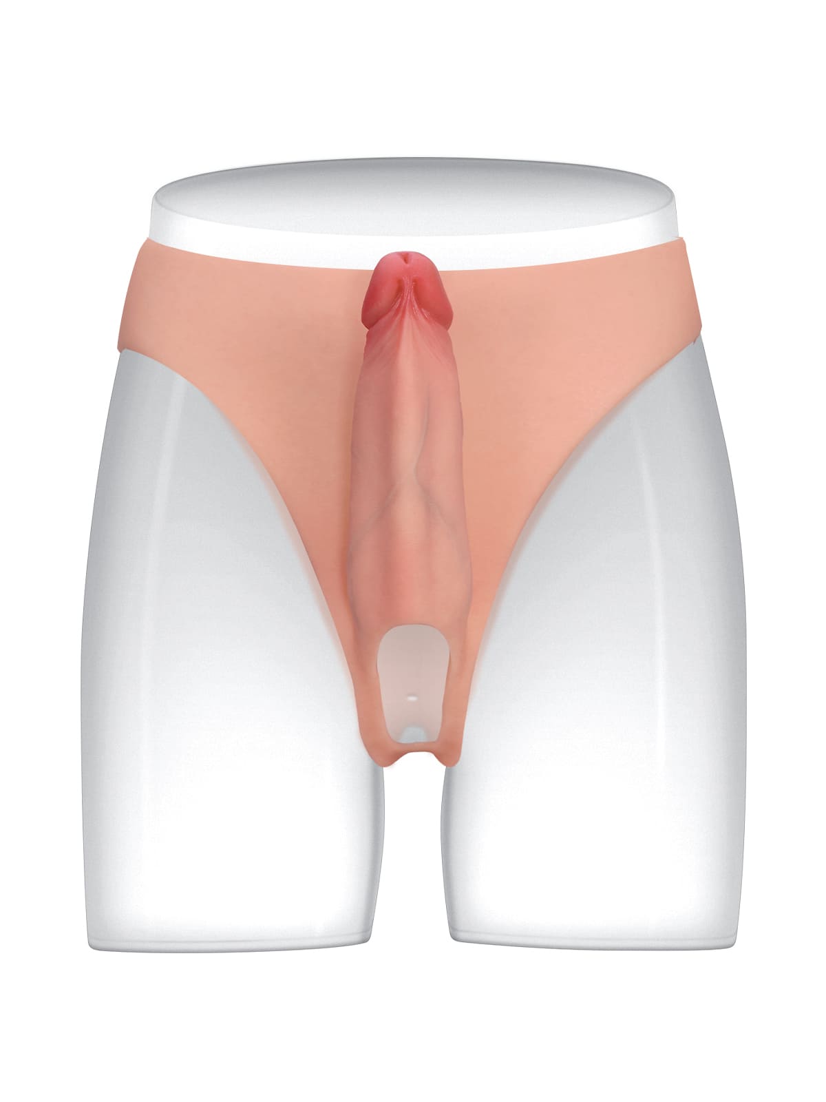 Knox 6 Inch Wearable Hollow Strap-On Dildo ED Cock Sleeve