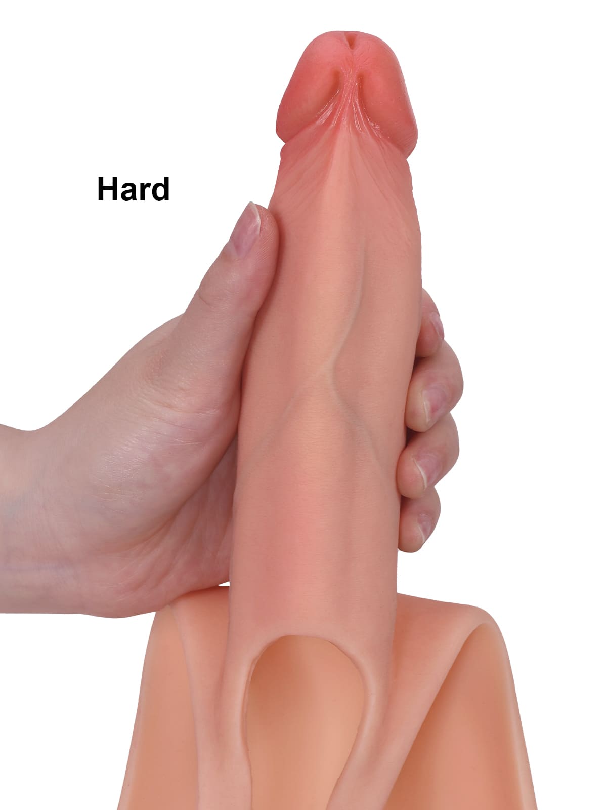 Knox 6 Inch Wearable Hollow Strap-On Dildo ED Cock Sleeve