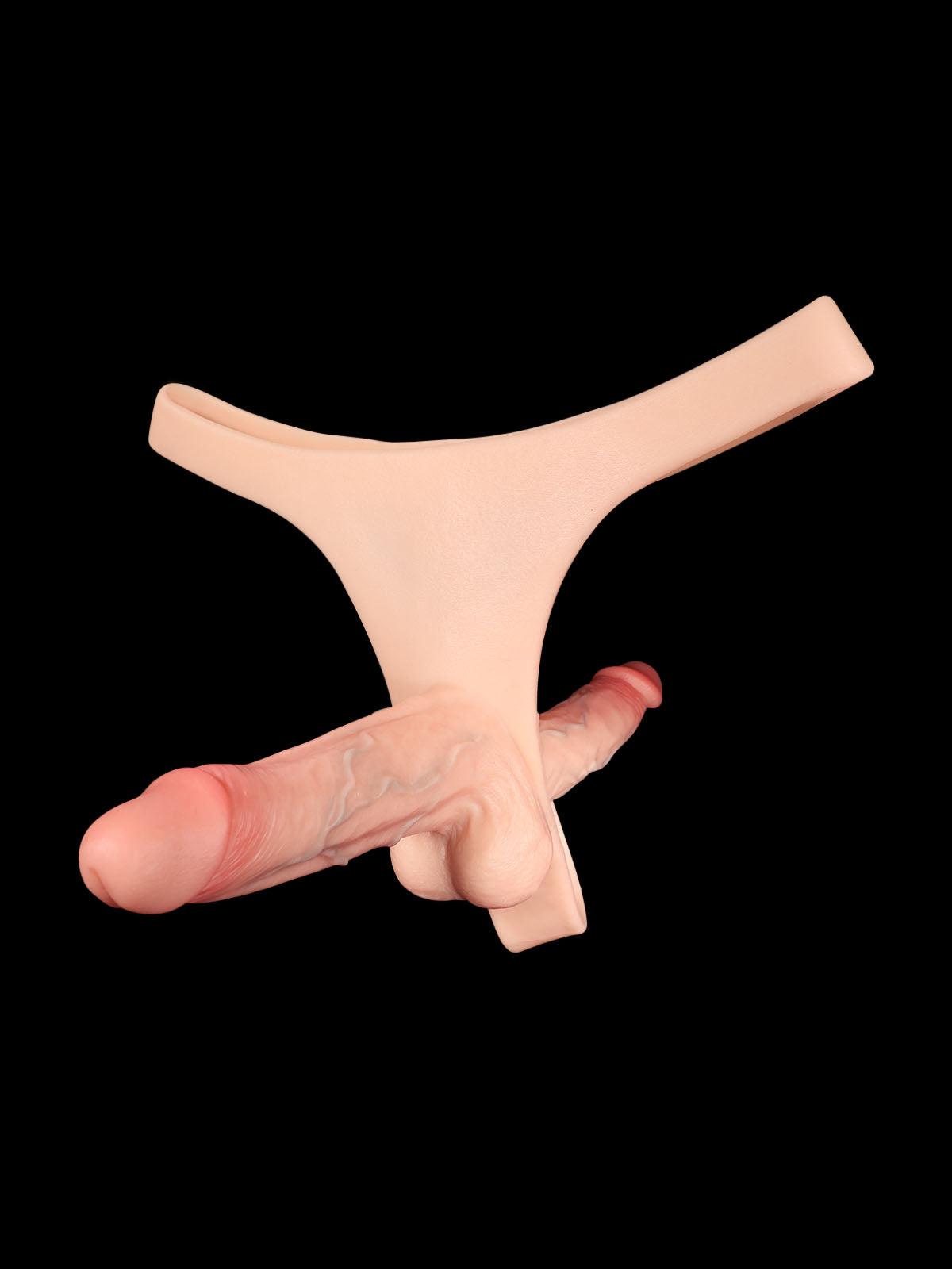 Lawrence 7 Inch Wearable Lesbian Double Dildo Vibrating Strap-on Dildo