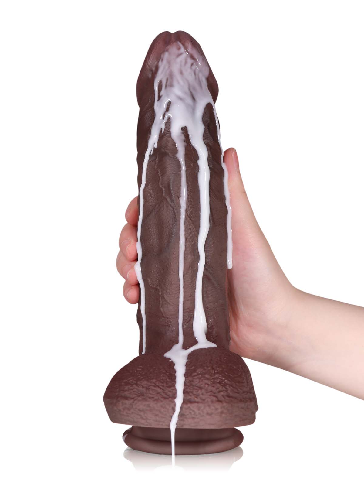 Marco 10.4 Inch Black Huge Realistic Dildo