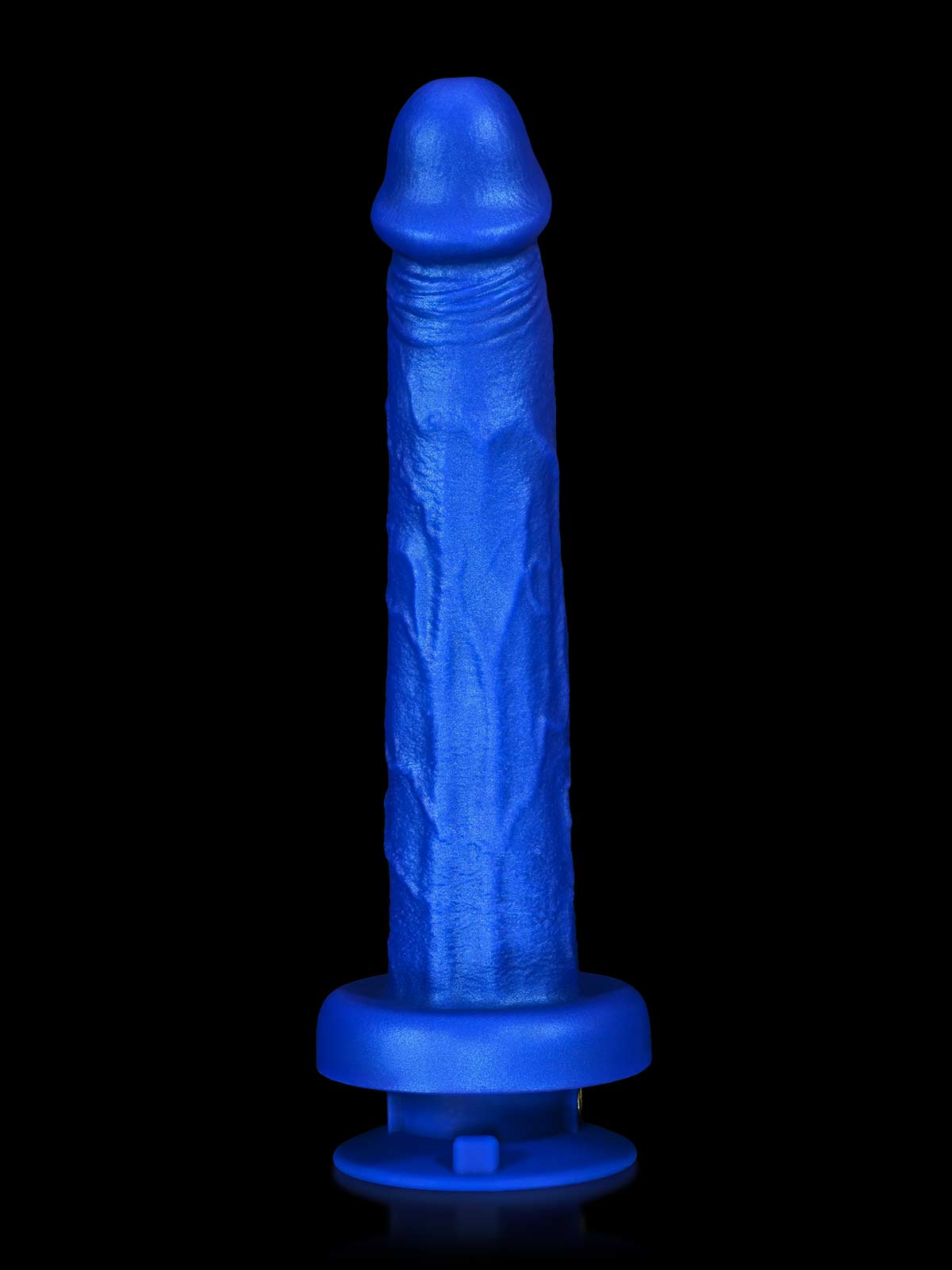 Philip 11.5 Inch Blue Fantasy Squirting Dildo Inflatable Anal Plug