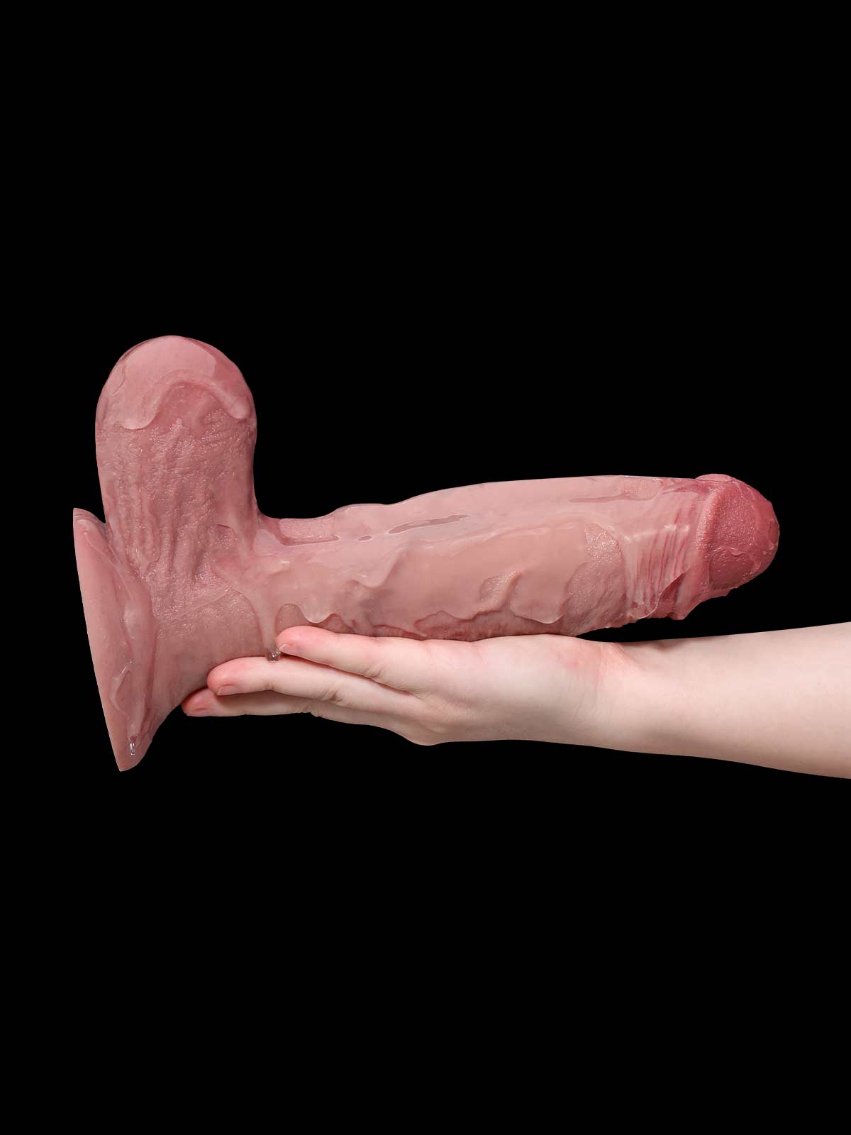 Preston 10.2 Inch Brown Thick Realistic Dildo Vac-U-Lock Compatible