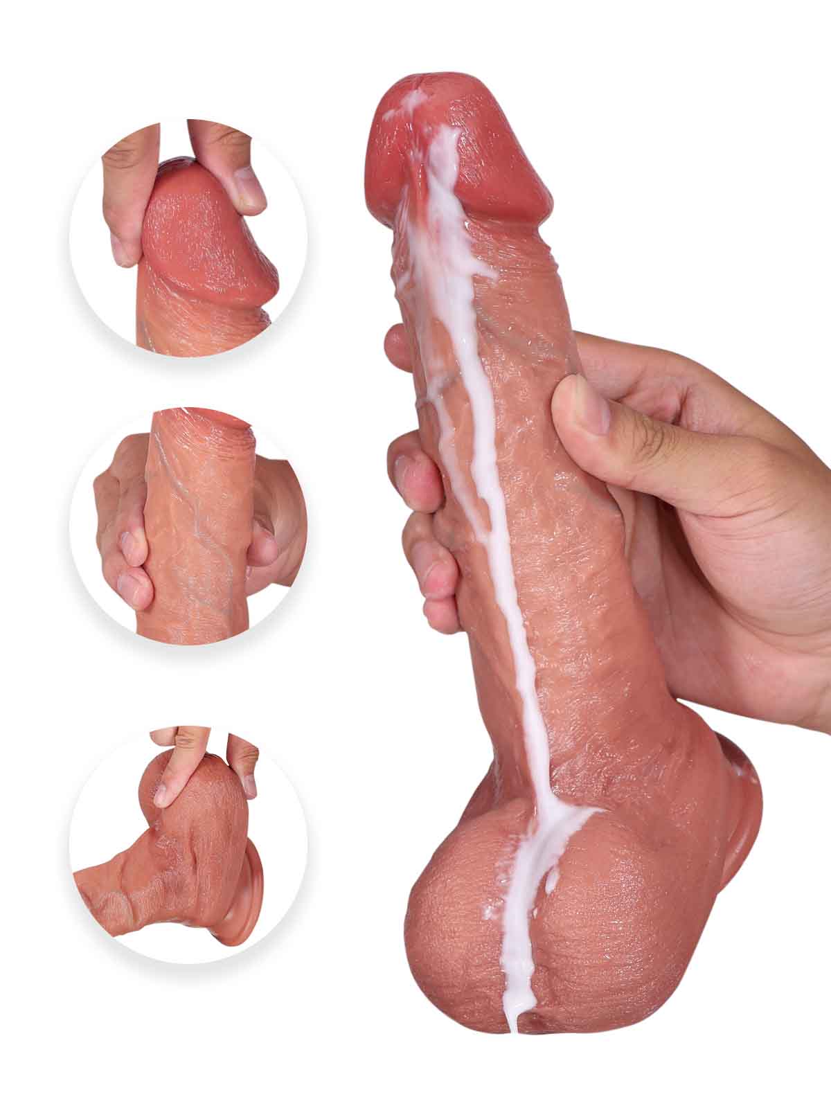 Roman 9 Inch Huge Realistic Dildo
