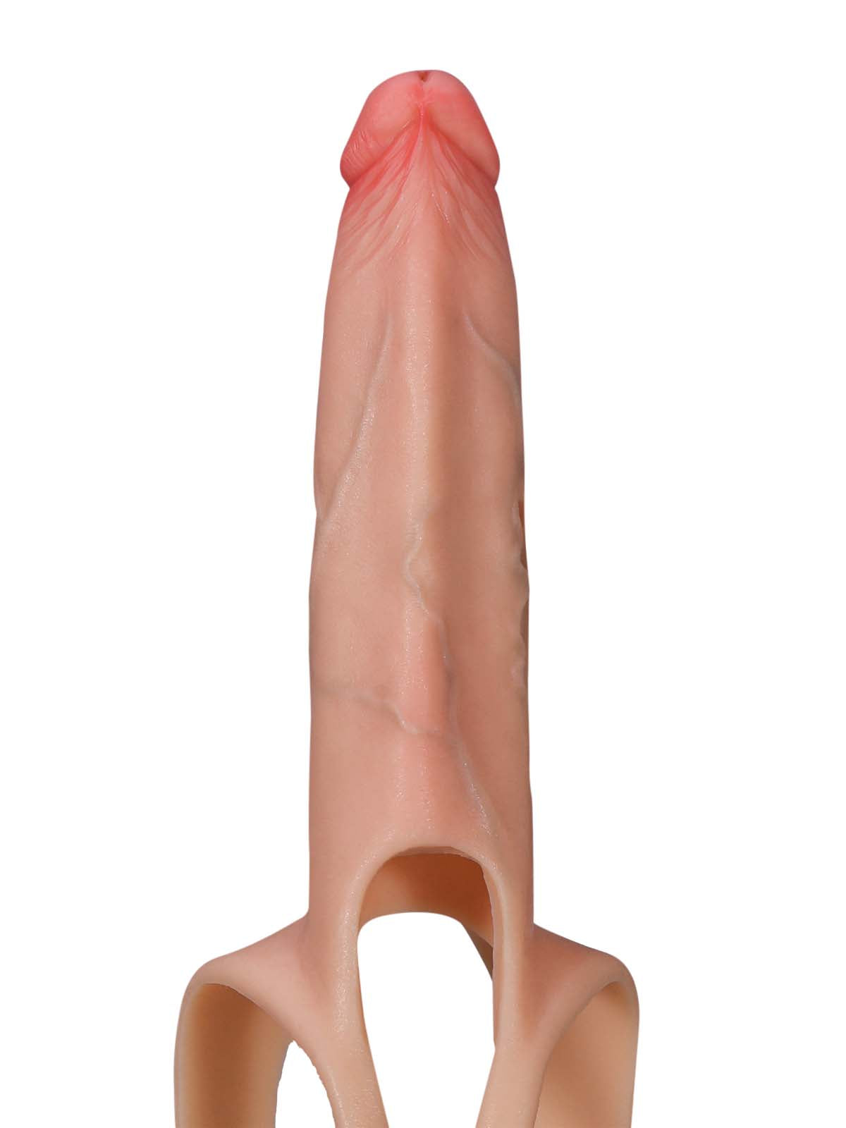Ryder 7.5 Inch Wearable Hollow Strap-On Dildo ED Cock Sleeve