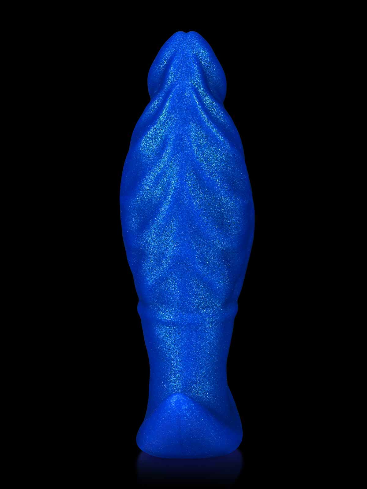 Steel 5 Inch Blue Fantasy Dildo Inflatable Anal Plug