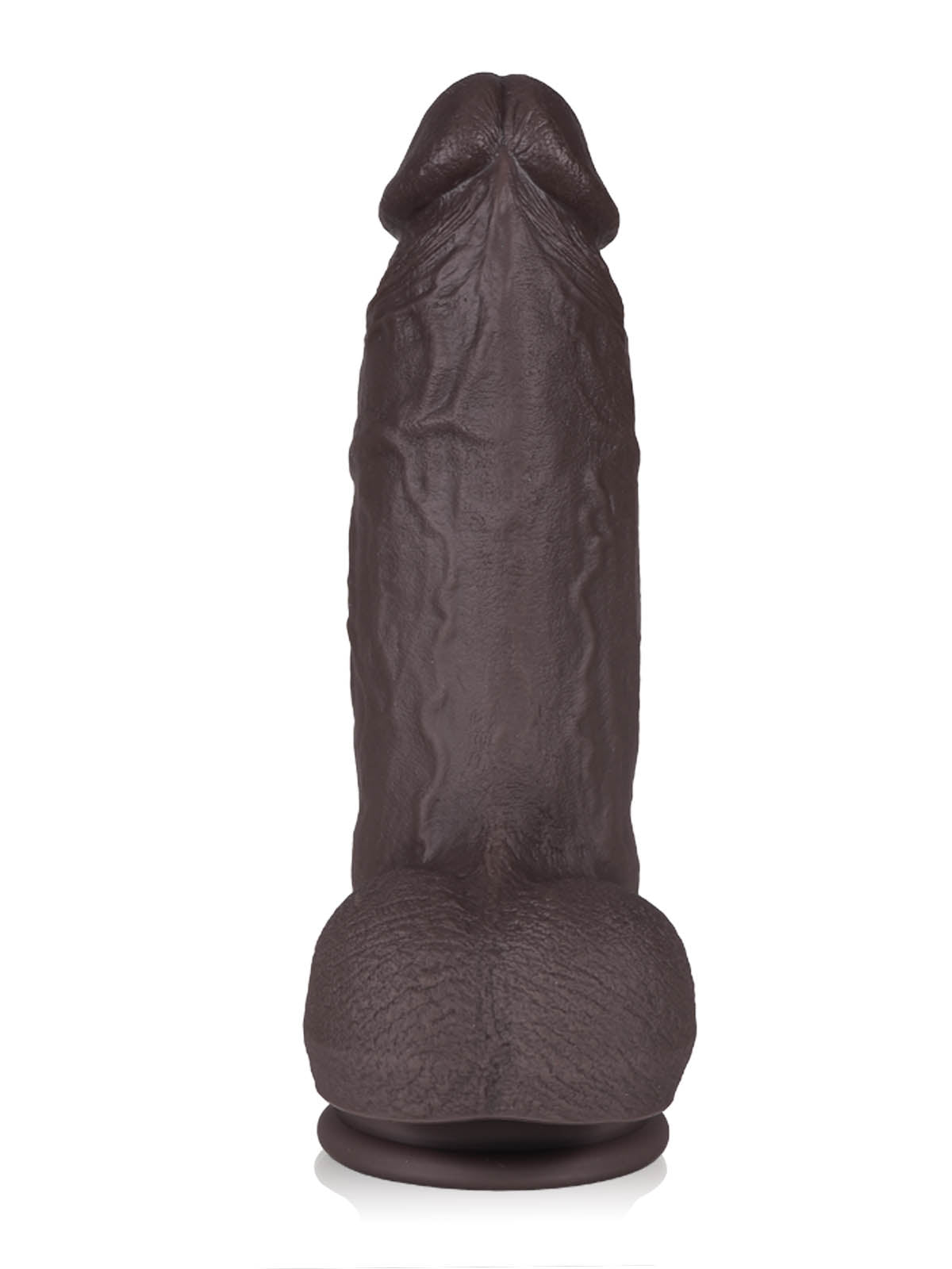 Theo 9 Thick Black Vibrating Dildo