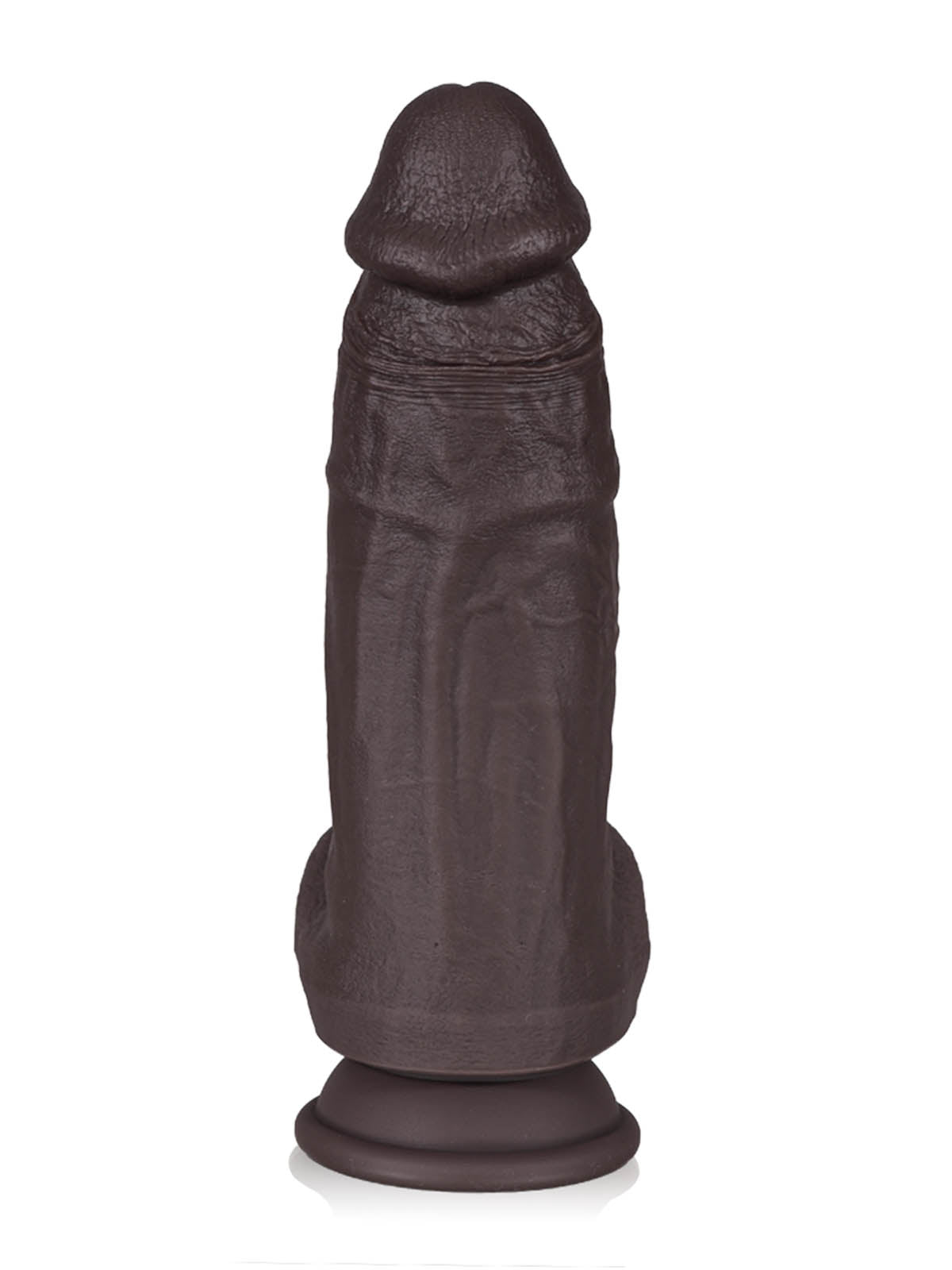 Theo 9 Thick Black Vibrating Dildo