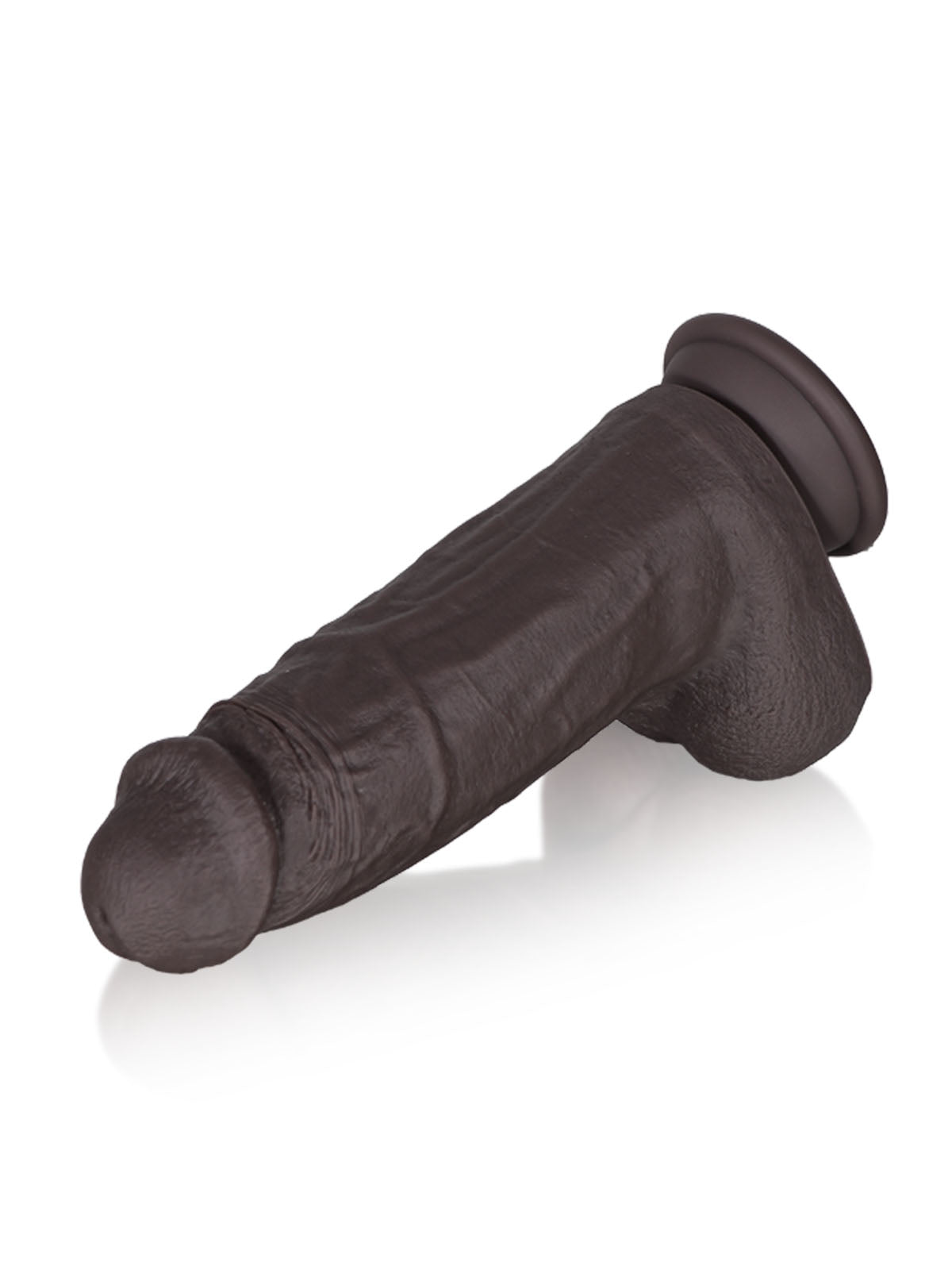 Theo 9 Thick Black Vibrating Dildo