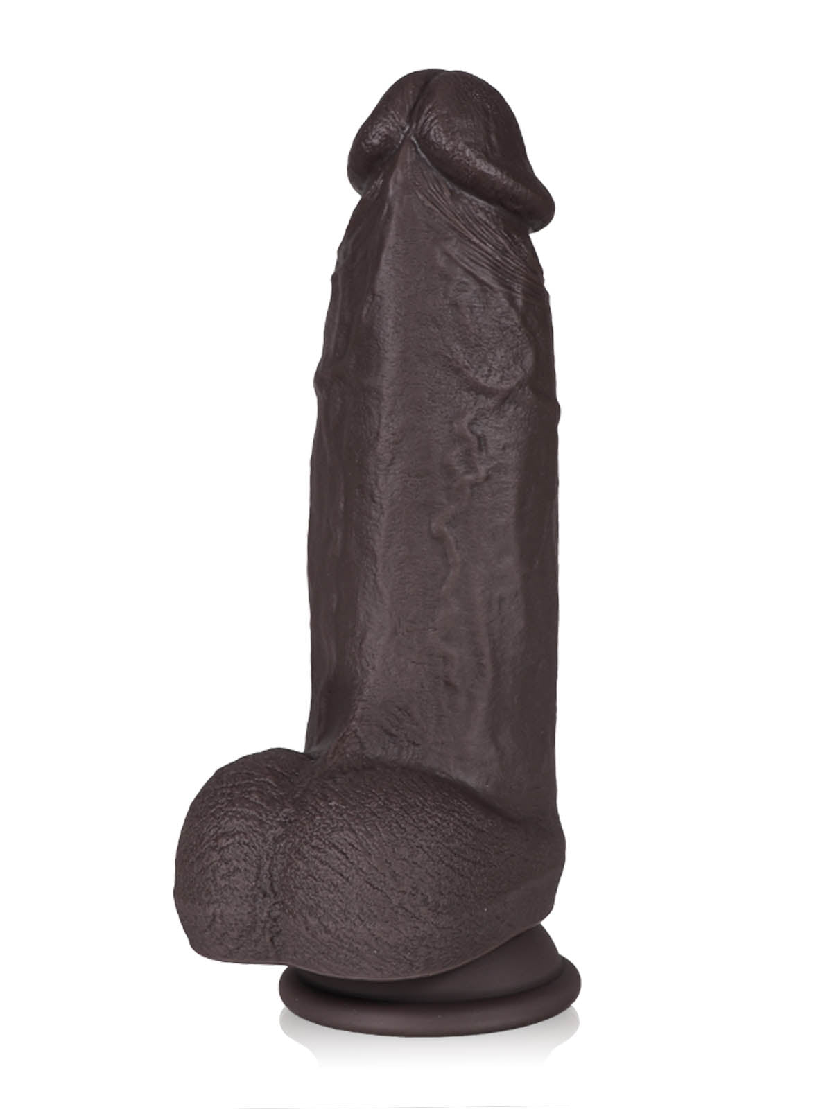 Theo 9 Thick Black Vibrating Dildo