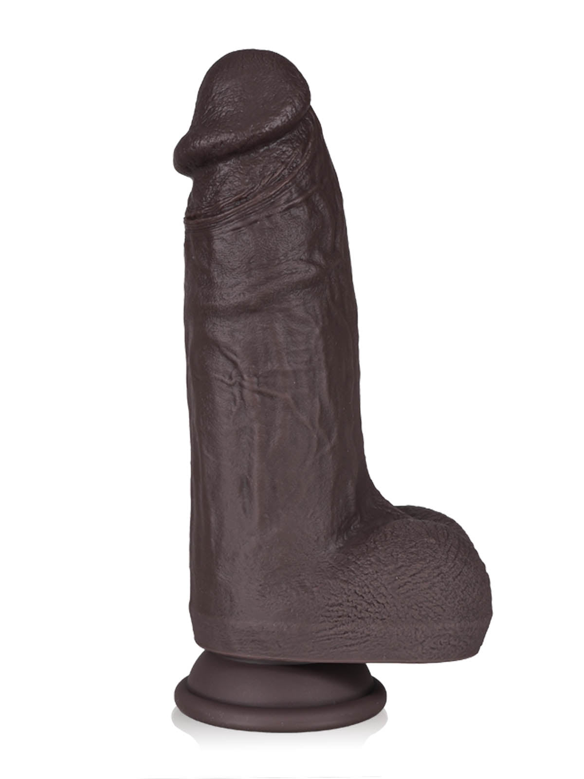 Theo 9 Thick Black Vibrating Dildo