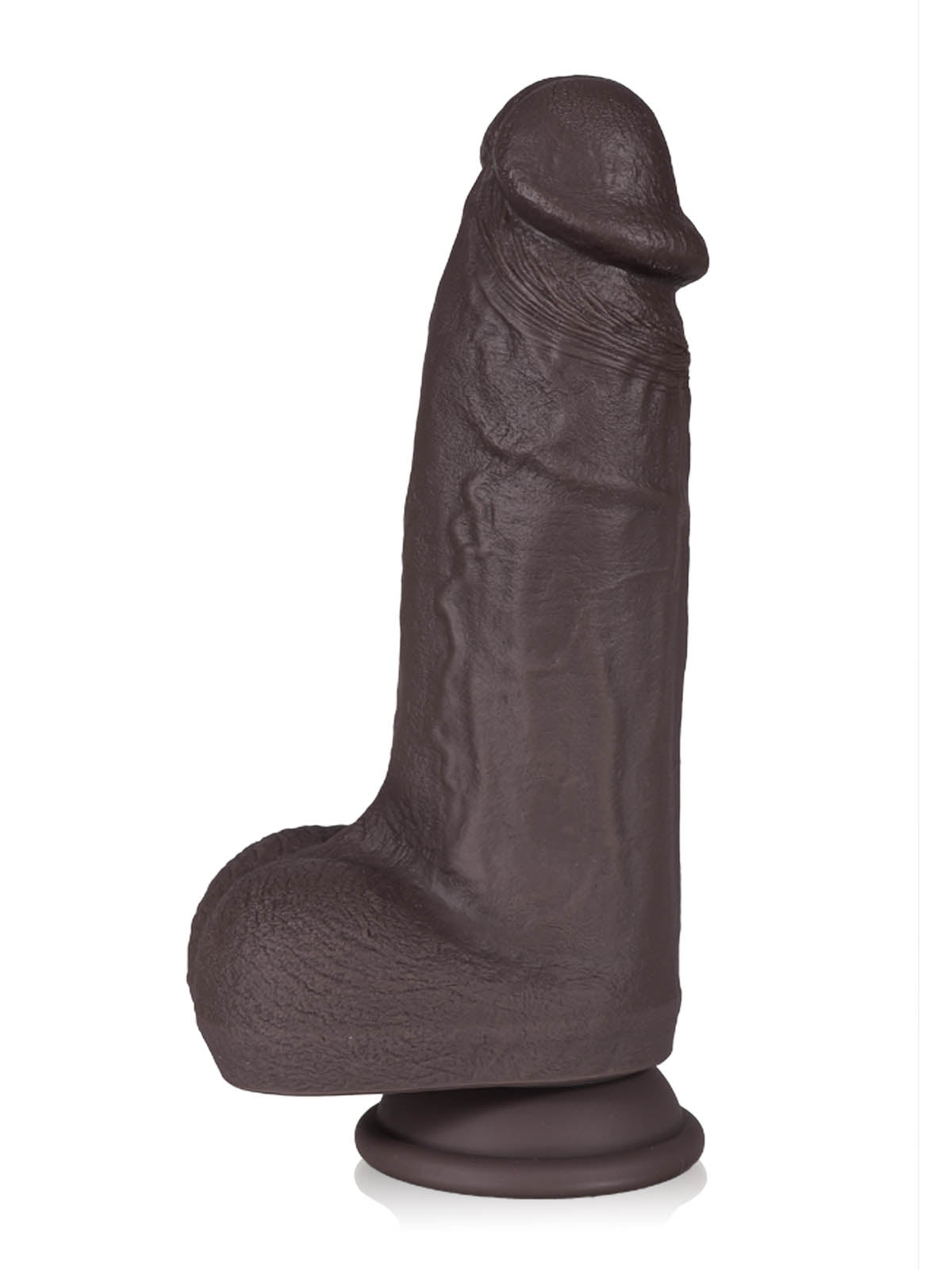 Theo 9 Thick Black Vibrating Dildo