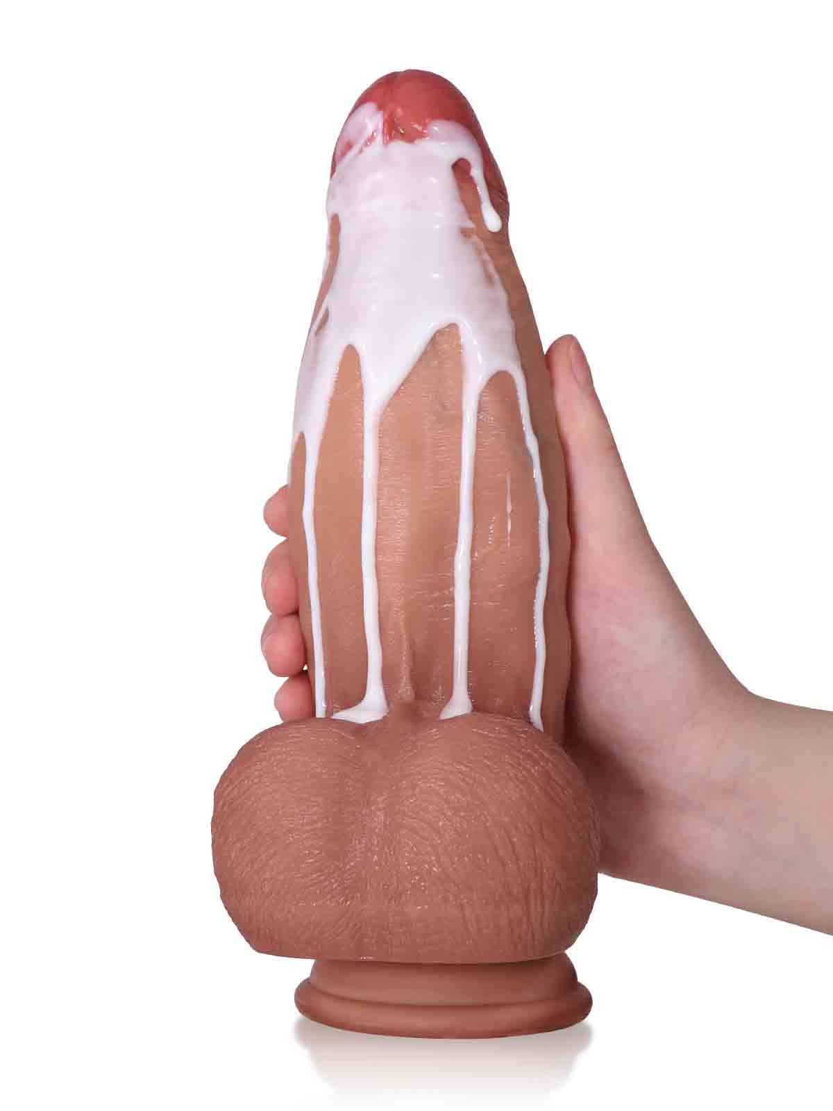 Vincent 9.4 Inch Fat Thick Vibrating Dildo