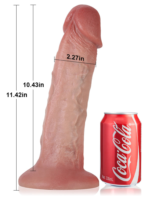 Adam 11.4 Inch Most Realistic Dildo Suction Cup Dildo