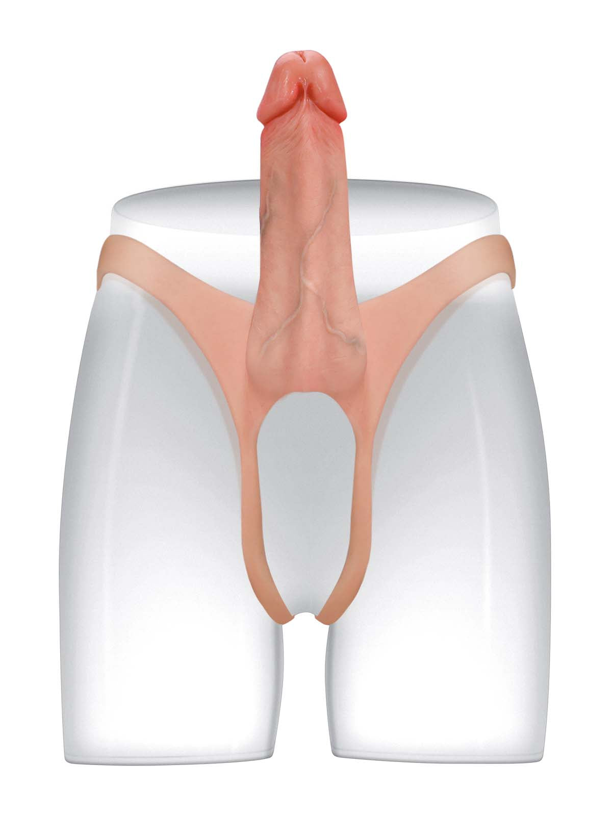 Blade 8.3 Inch Wearable Hollow Strap-On Dildo ED Cock Sleeve