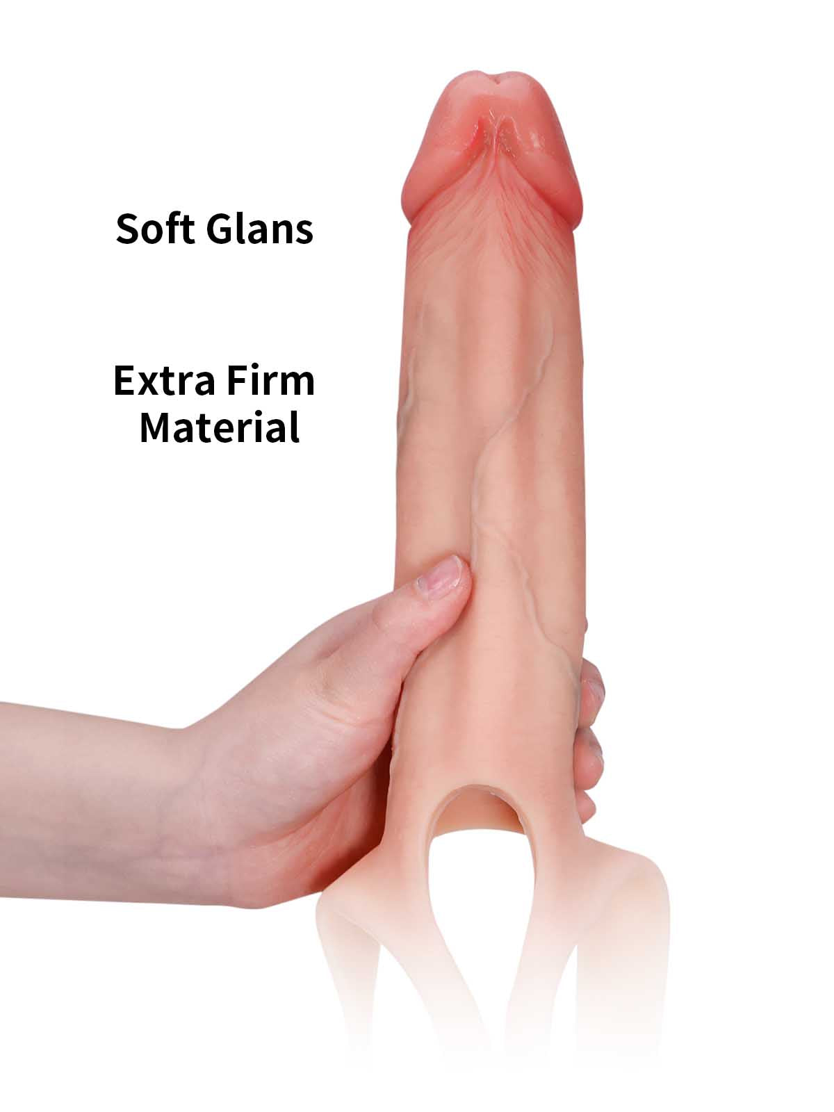 Blade 8.3 Inch Wearable Hollow Strap-On Dildo ED Cock Sleeve