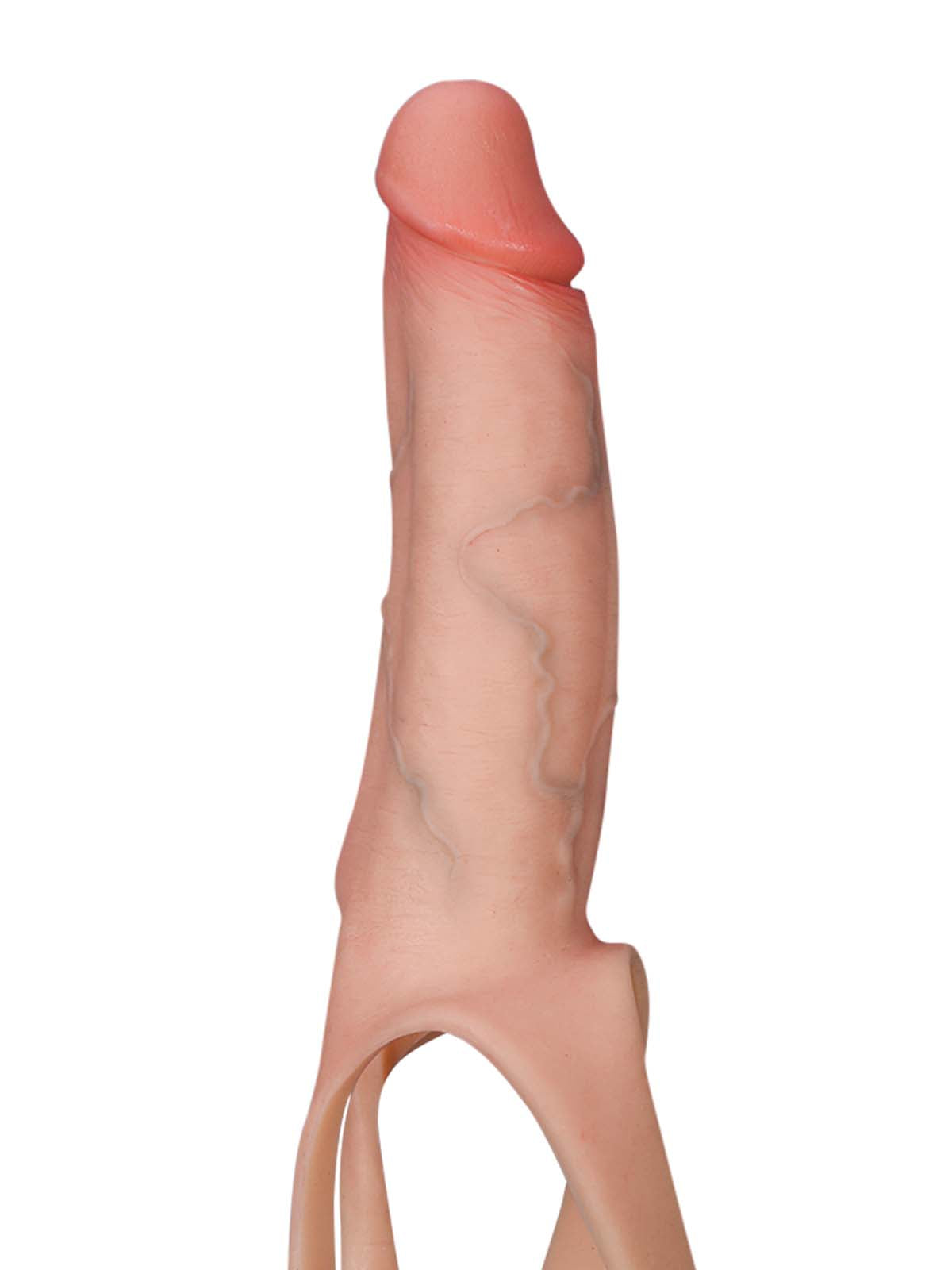 Blade 8.3 Inch Wearable Hollow Strap-On Dildo ED Cock Sleeve