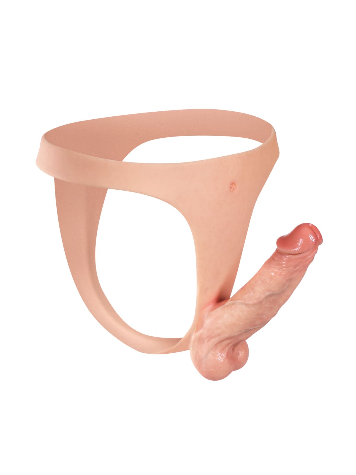 Caleb - Realistic Strap On With 6.3 Inch Dual Density Dildo