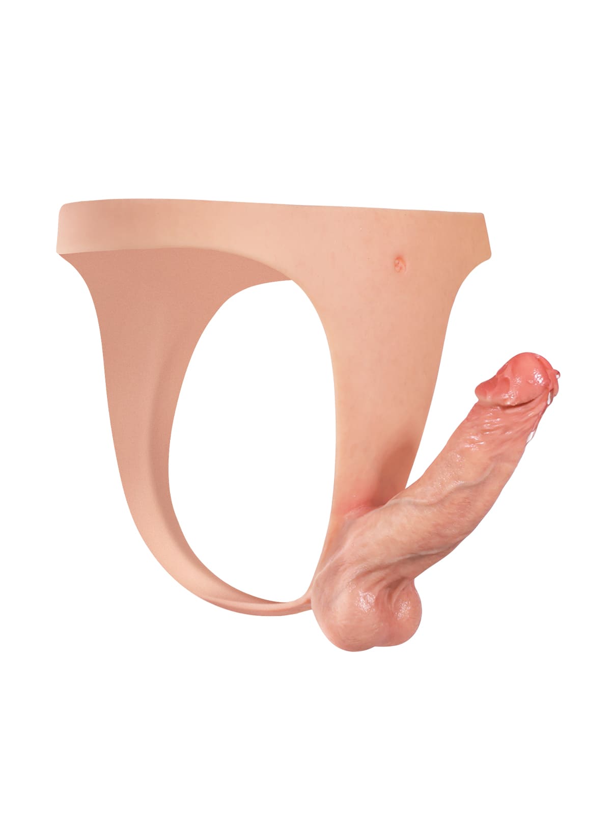 Caleb - Realistic Strap On With 6.3 Inch Dual Density Dildo