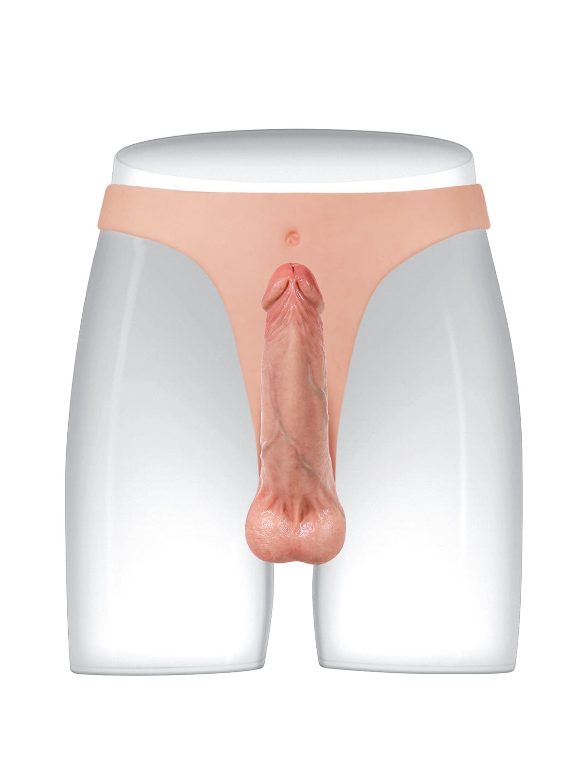 Caleb - Realistic Strap On With 6.3 Inch Dual Density Dildo
