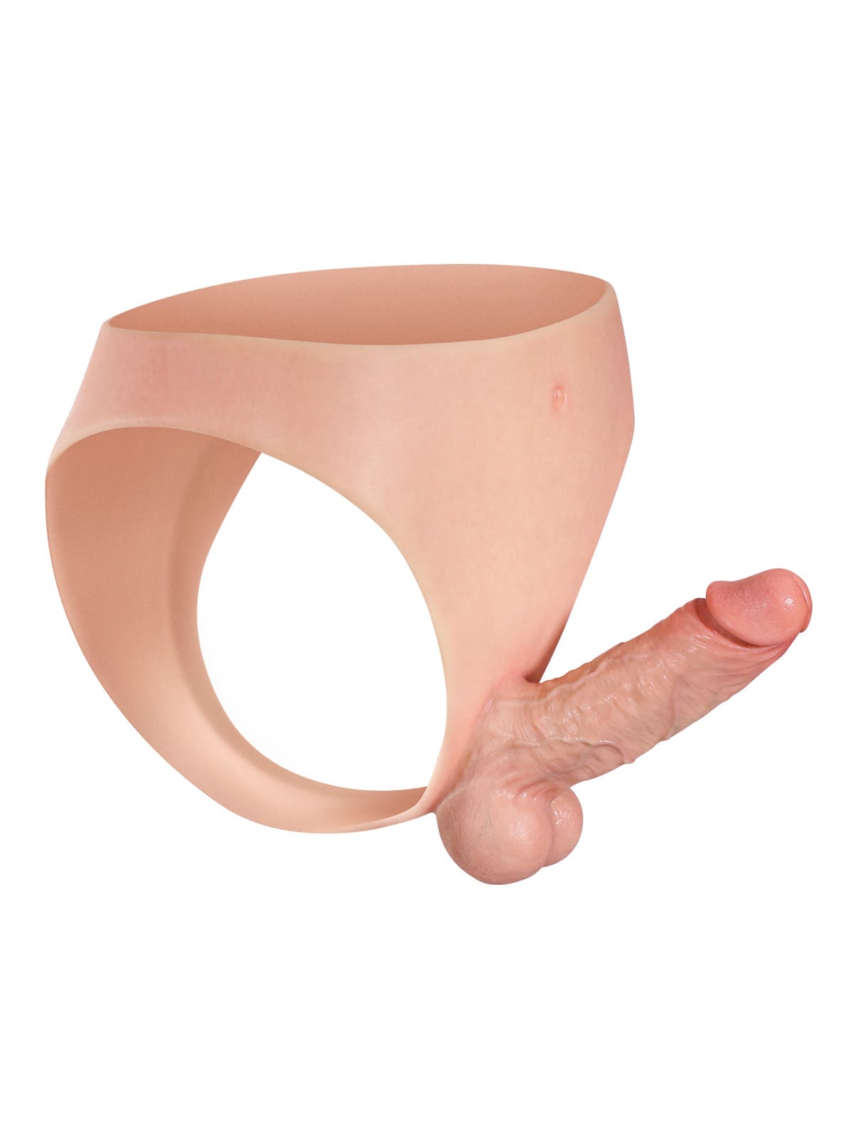 Cash - Realistic Strap On With 6 Inch Dual Density Dildo