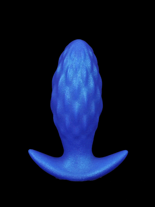 Charles 4.8 Inch Blue Fantasy Dildo Inflatable Anal Plug