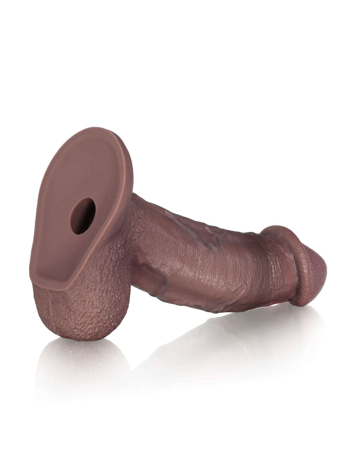 Diego 9 Inch Brown Real Life Sliding Skin Realistic Dildo