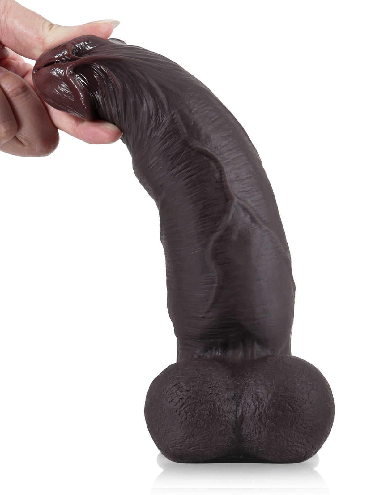 Jake 9.3" Ultra-Realistic Sliding Skin Silicone Dildo with Realistic Balls