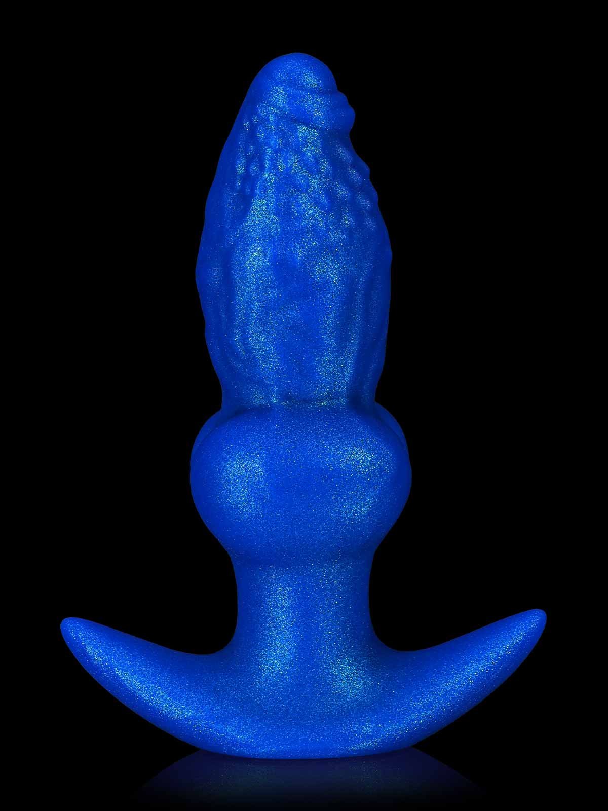 Jamie 5 Inch Blue Fantasy Dog Dildo Inflatable Anal Plug