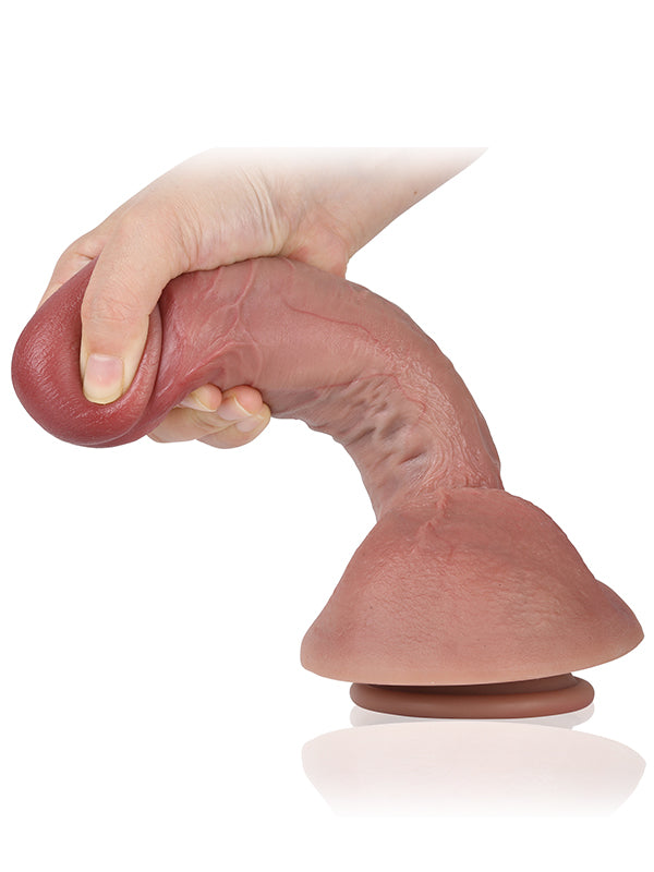 Jason 8.6 Inch Real Feeling Dildo Large Glans Penis