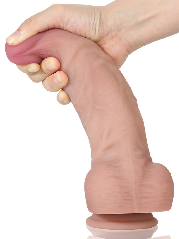 Kevin 9 Inch Realistic Silicone Dildo