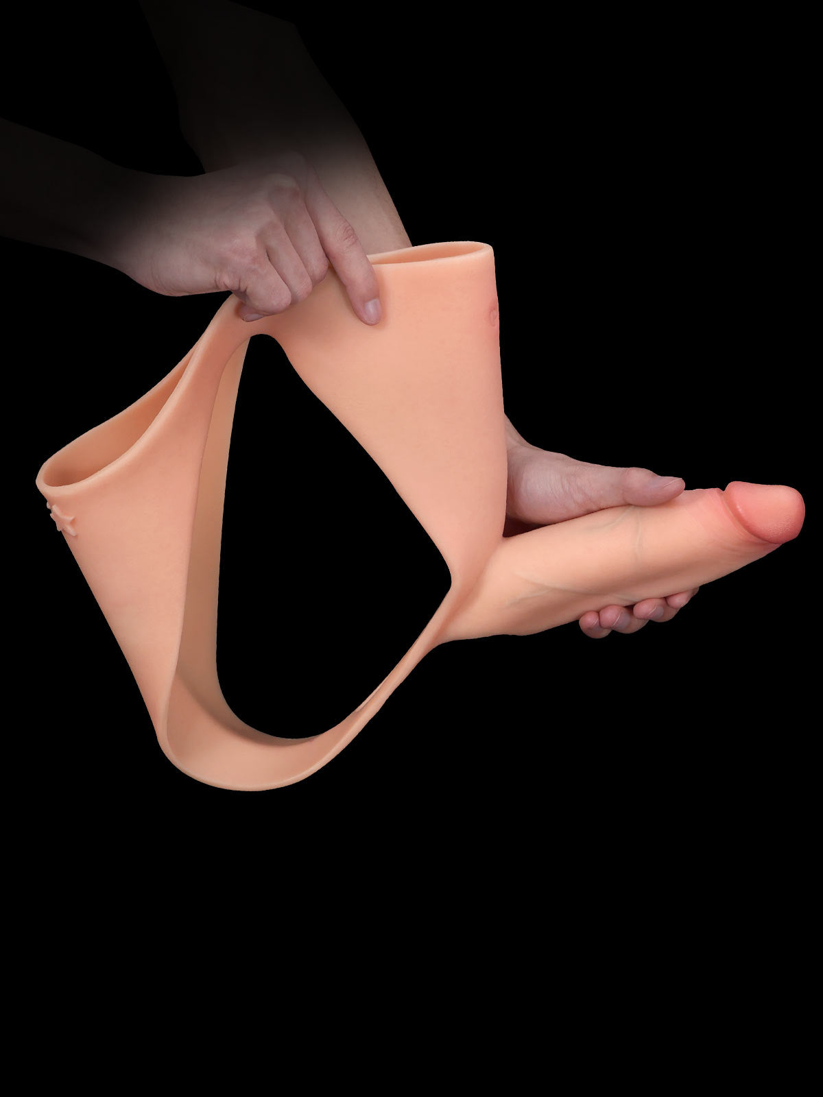 Knox Hollow Strap-On | DP Dildo |  Wearable Cock Sleeve | Silicone Rod Accessories