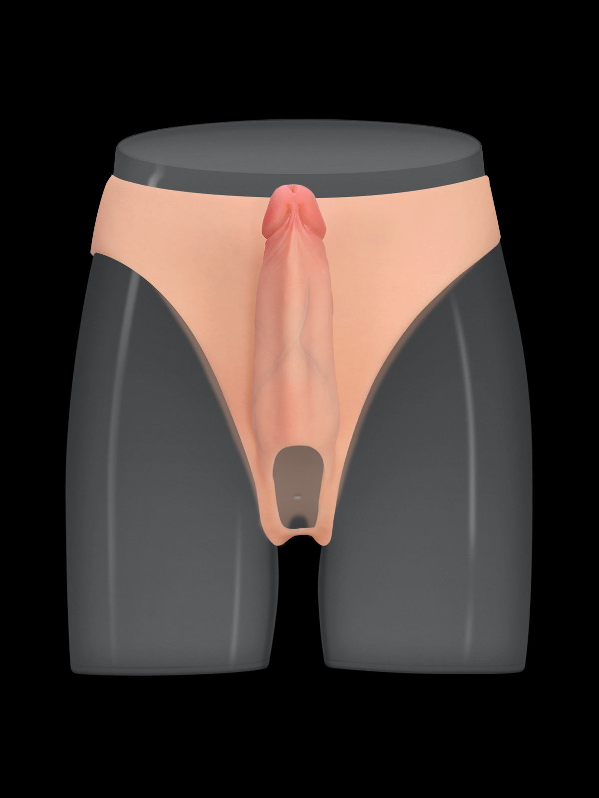 Knox Hollow Strap-On | DP Dildo |  Wearable Cock Sleeve | Silicone Rod Accessories