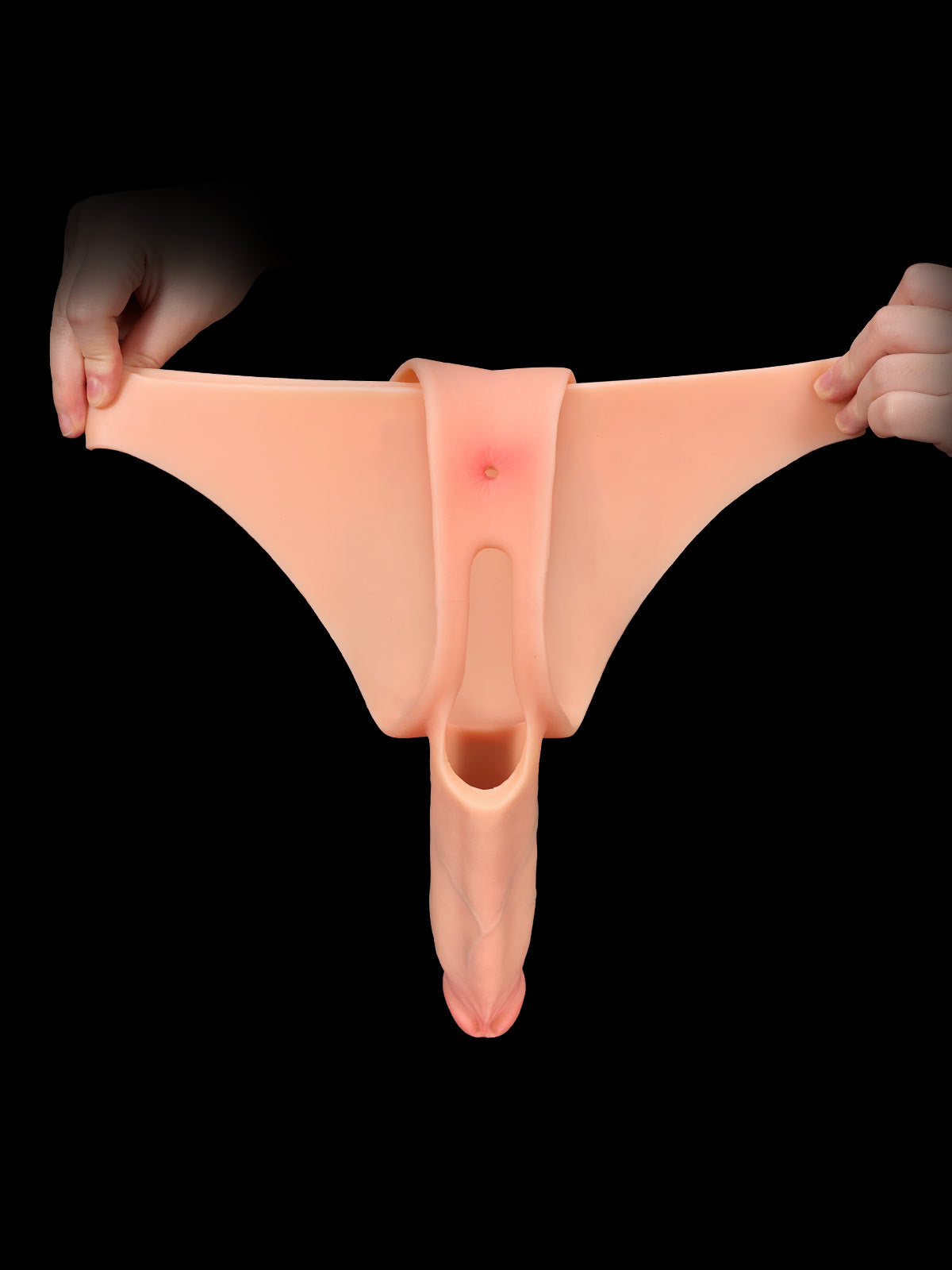 Knox Hollow Strap-On | DP Dildo |  Wearable Cock Sleeve | Silicone Rod Accessories