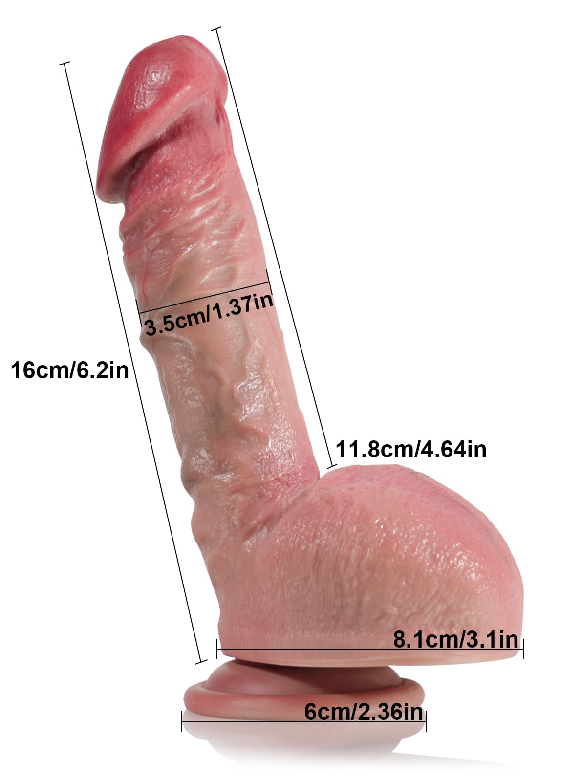 Kyle 6.2 Inch Small Premium Silicone Dildos Best Beginner Dildo