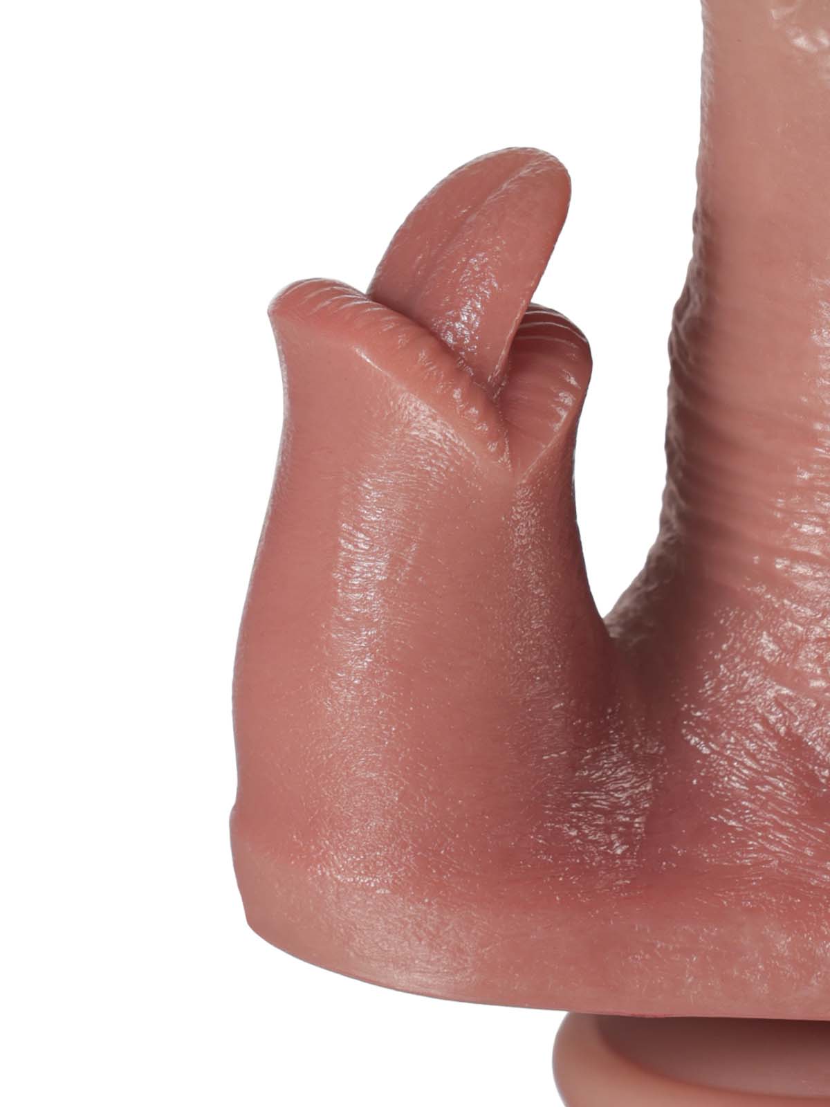 Ramon 9.8" x 1.8" Rabbit G Spot 10 Modes Vibrating & Thrusting Dildo