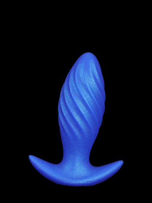 Richard 4.7 Inch Blue Fantasy Dildo Inflatable Anal Plug